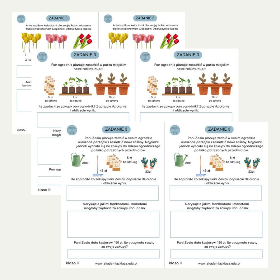 WIOSENNE STACJE ZADANIOWE dla klas 1-3