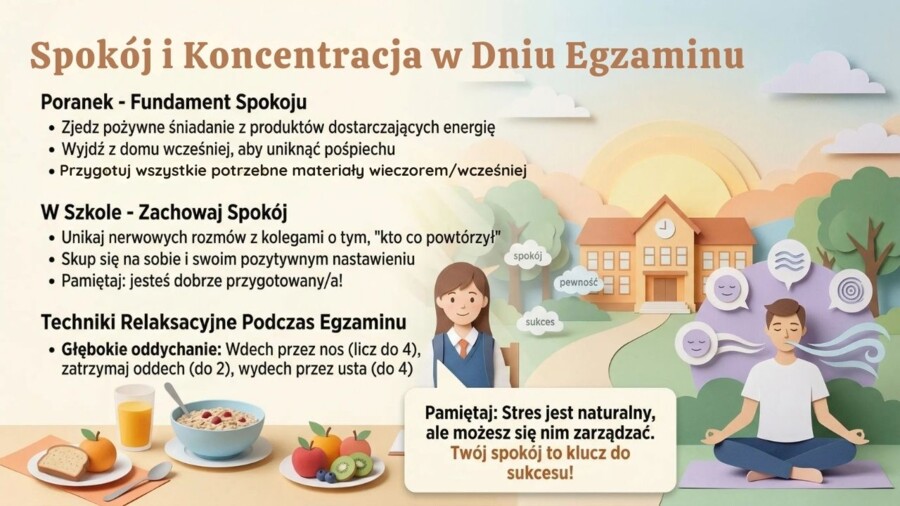Egzamin Ósmoklasisty - przewodnik dla ucznia (gazetka/prezentacja)