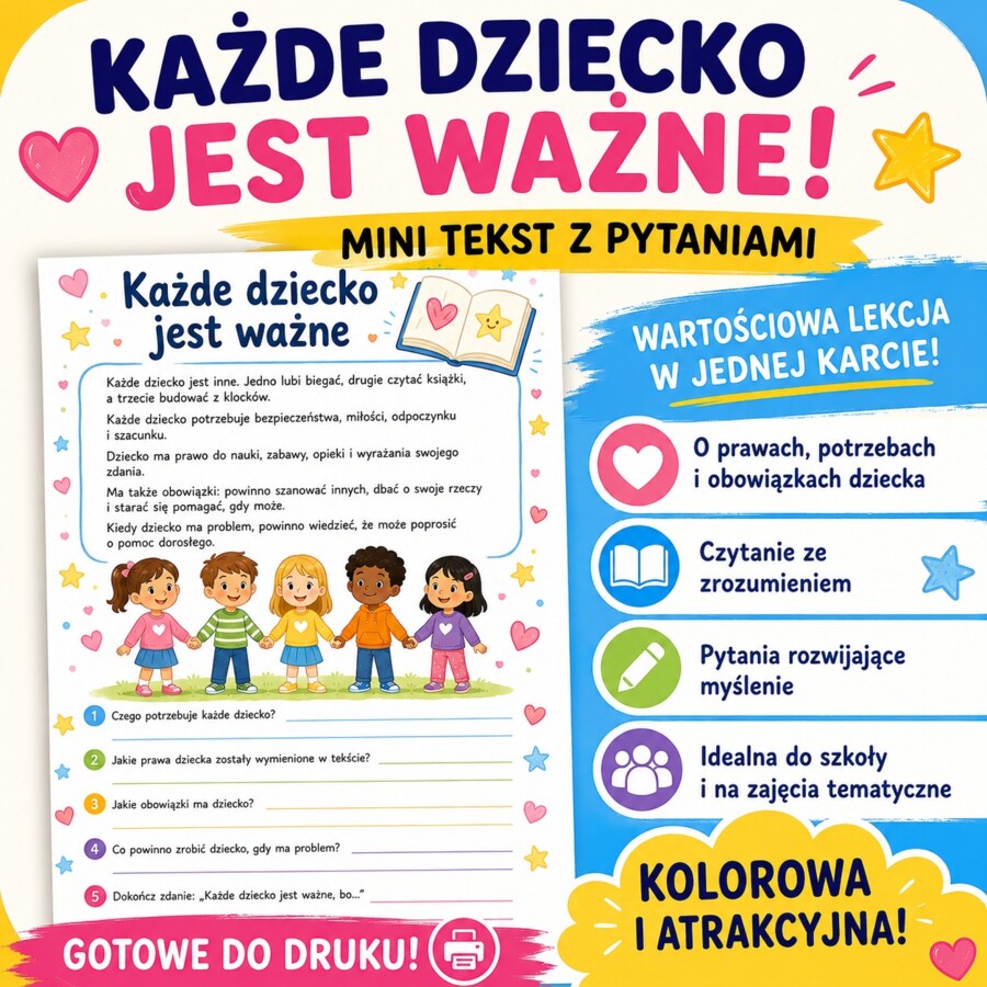 Każde dziecko jest ważne