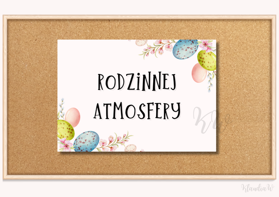 Wielkanocne życzenia - gazetka