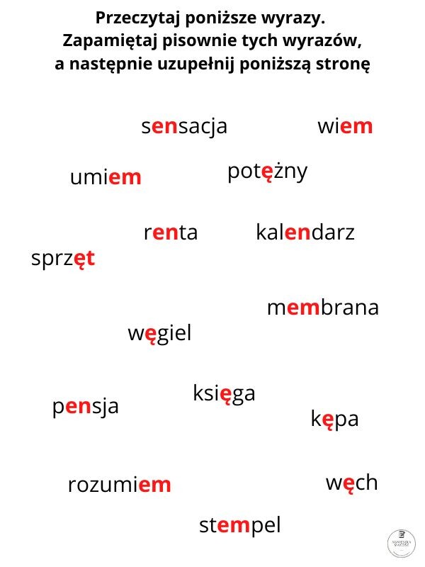 Zestaw ćwiczeń dla uczniów klas 7-8 na zajęcia korekcyjno-kompensacyjne/rewalidacyjne