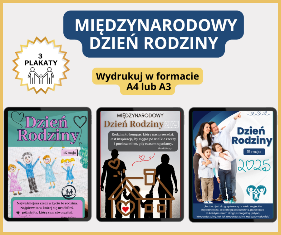 Dzień Rodziny – wyjątkowe materiały do dekoracji i gazetki szkolnej!