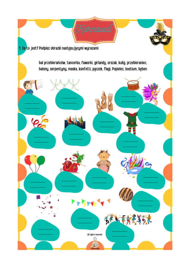 Karnawał - stacje zadaniowe