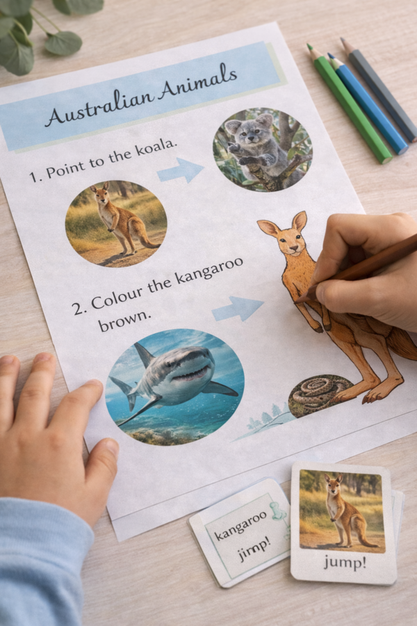 Australian animals. My trip to Australia [ANGIELSKI DLA KLAS 1-3]