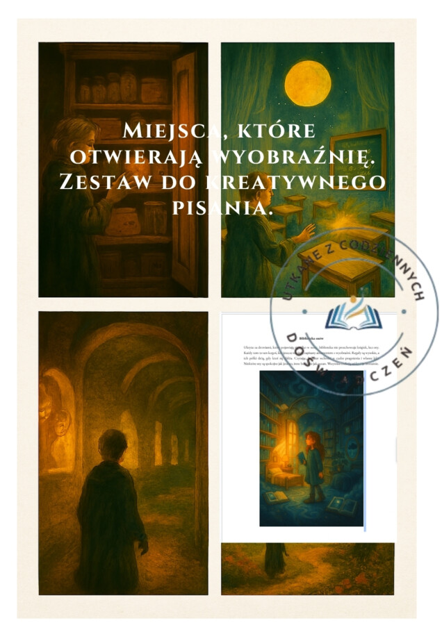 Miejsca, które otwierają wyobraźnię. Zestaw do kreatywnego pisania.