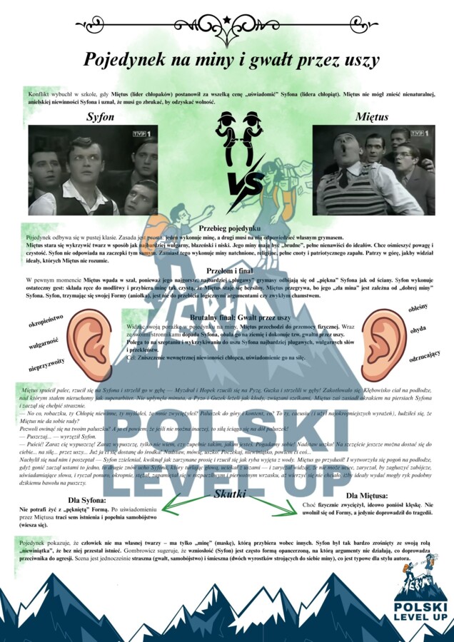 Ferdydurke_pakiet 3 elementów_Polski Level Up