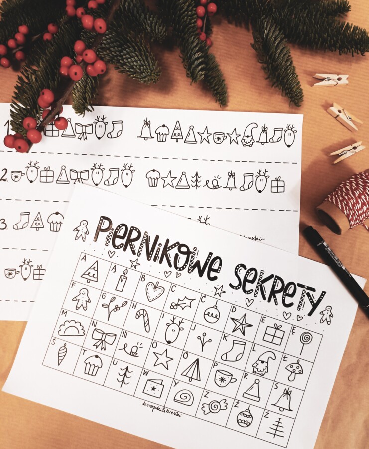 "PIERNIKOWE SEKRETY" - zaszyfrowane hasła