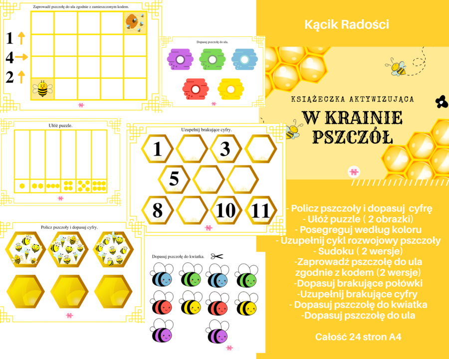 W krainie pszczół - książeczka