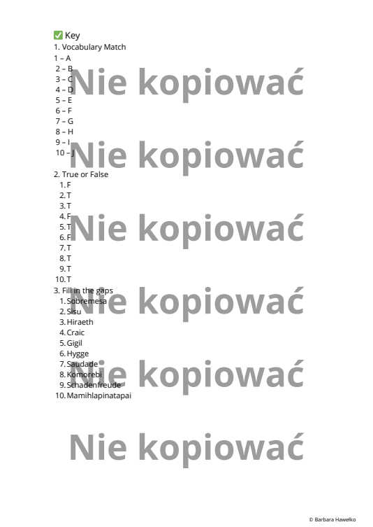 Karta Pracy Lost in Translation B1-B2 Czytanka