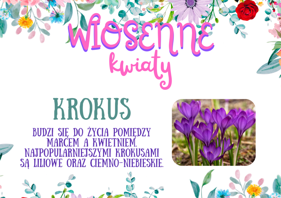 Gazetka szkolna: Wiosna - Gdy budzi się życie