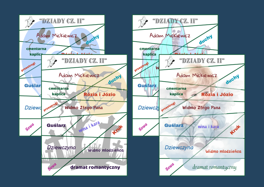 "DZIADY cz. II" – puzzle – 4 wersje