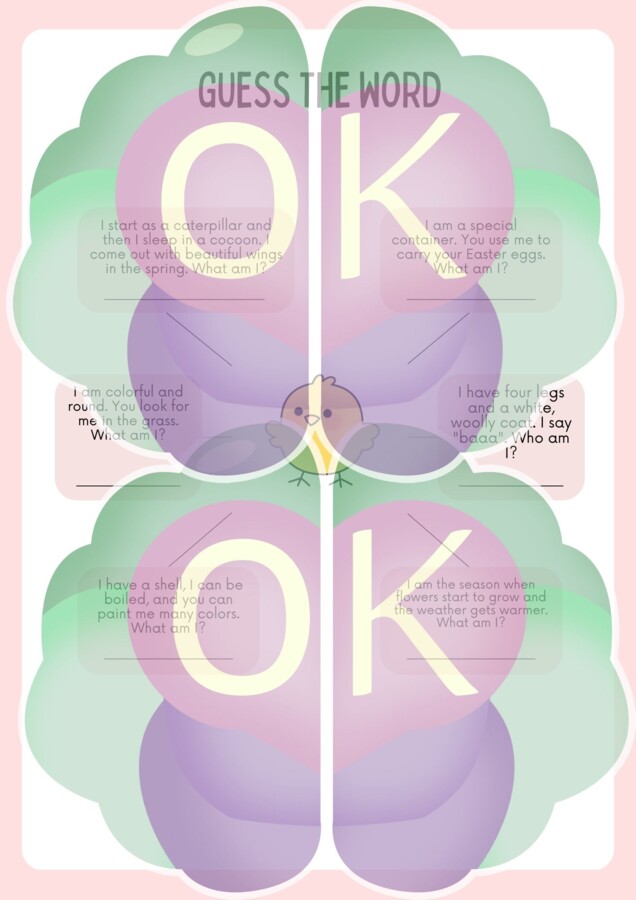 Easter Adventure Pack – Wielki Zestaw Gier i Zadań z Angielskiego (32 strony)