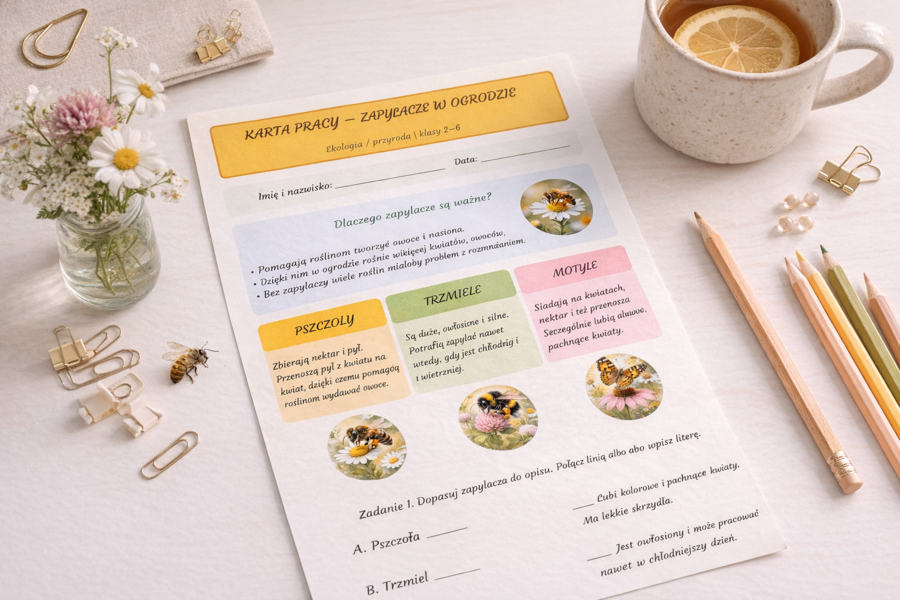 Zapylacze w ogrodzie