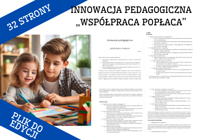 INNOWACJA PEDAGOGICZNA – Współpraca Popłaca – dokument – konkretne pomysły na zabawy, bajki i więcej