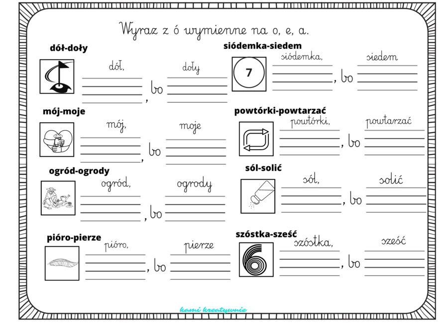 Słowniczek ortograficzny