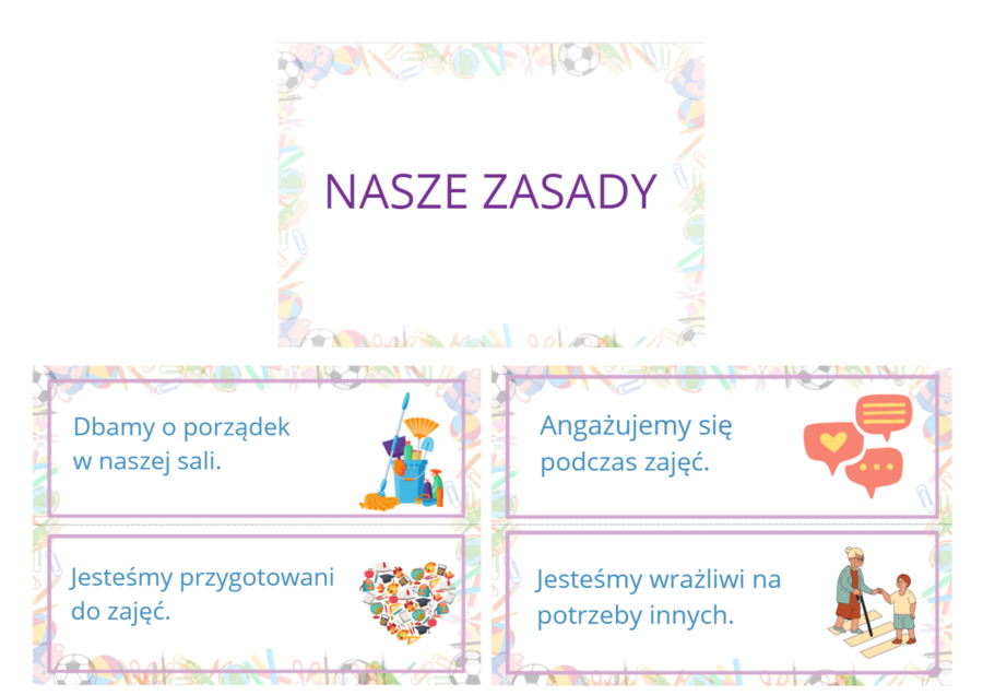 Wracamy do szkoły! - Zestaw dla nauczyciela i dla ucznia - tablica, dzienniczek, dokumenty