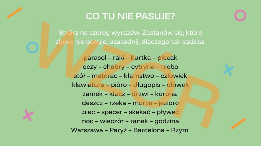 Koncentracja i logiczne myślenie