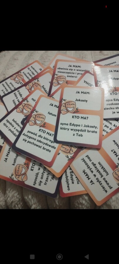 "Antygona" - gra z serii "Ja mam...kto ma?"