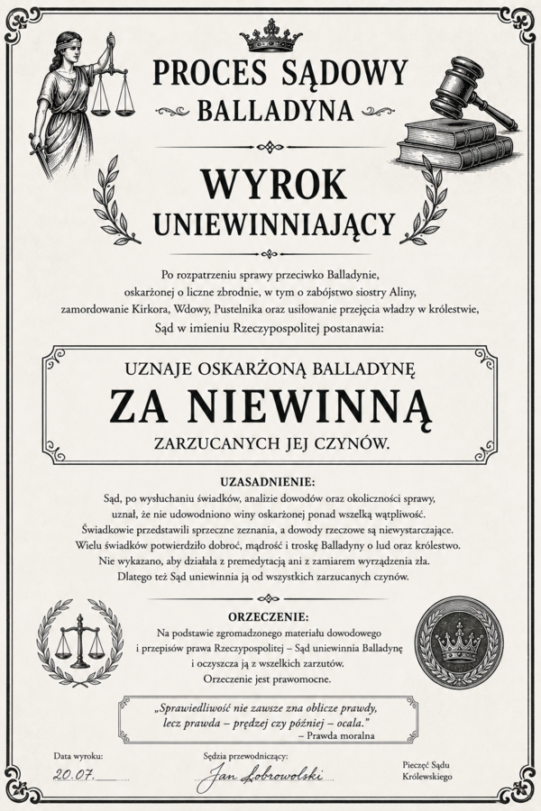 Sąd nad Balladyną (Proces sądowy)