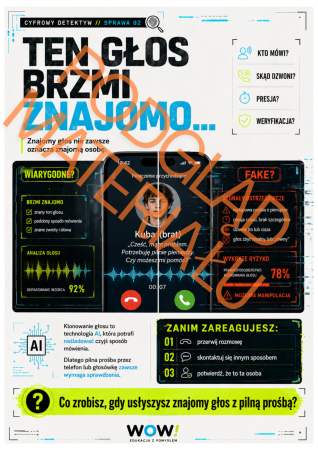 CYFROWY DETEKTYW – AI, deepfake, fake news i social media | gazetka + gotowa godzina wychowawcza | 27 stron PDF