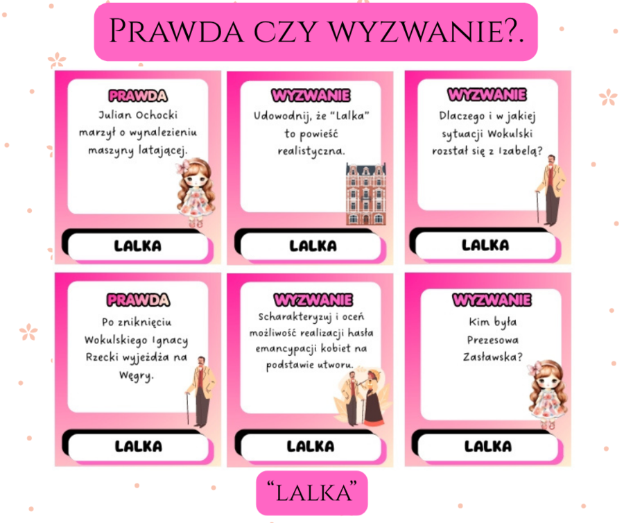 Prawda czy wyzwanie - "Lalka" Bolesława Prusa