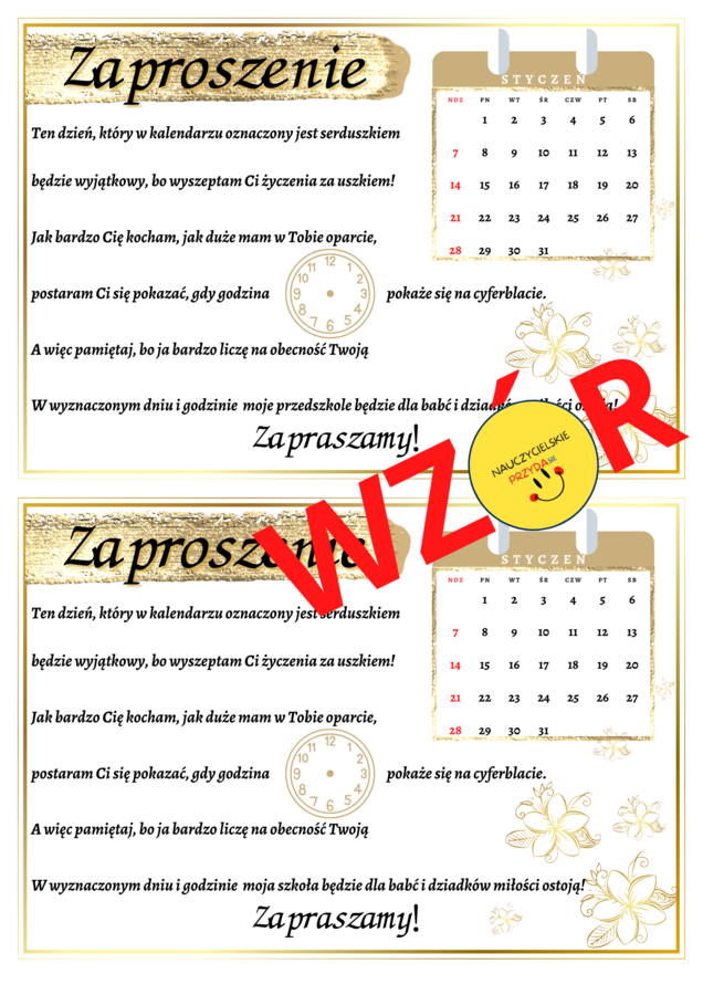 Dzień Babci i Dziadka