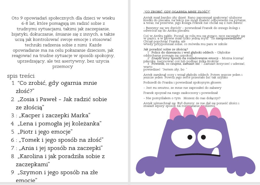 9 opowiadań społecznych dla dzieci w wieku 6-8 lat