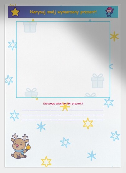 Zestaw kart pracy „Mój prezent marzeń”
