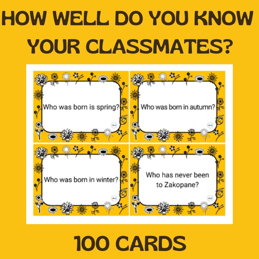 HOW WELL DO YOU KNOW YOUR CLASSMATES?