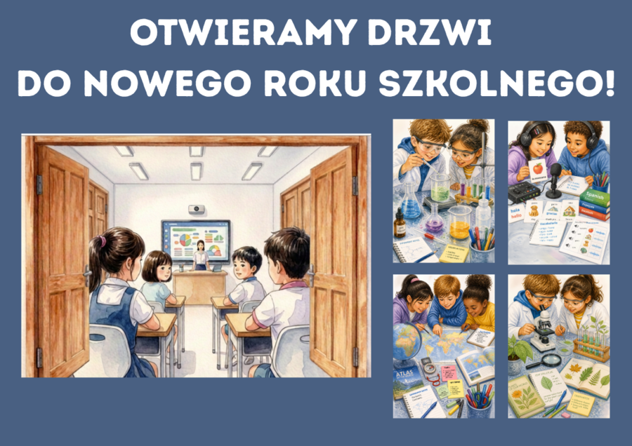 Otwieramy drzwi do nowego roku szkolnego! – gazetki szkolne