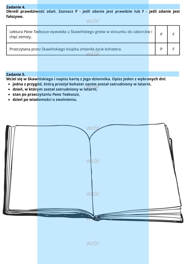 Latarnik - karta pracy