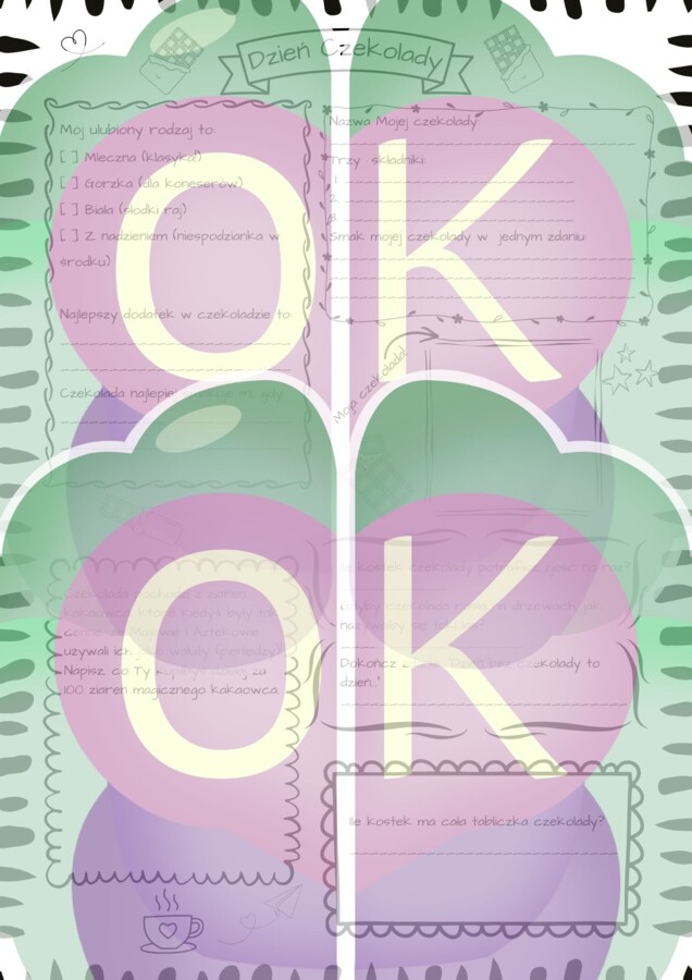 Warsztaty Mistrza Czekolady: Kreatywny Pakiet Kart Pracy (11 stron)