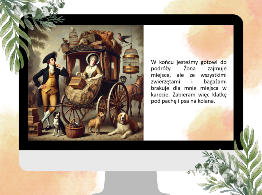 Prezentacja - "Żona modna" Ignacy Krasicki, egzamin ósmoklasisty