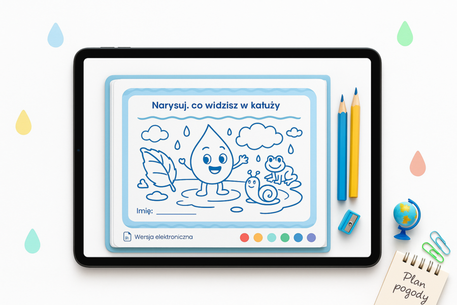 Książka edukacyjna dla dzieci „Przygody Kropli Wody”