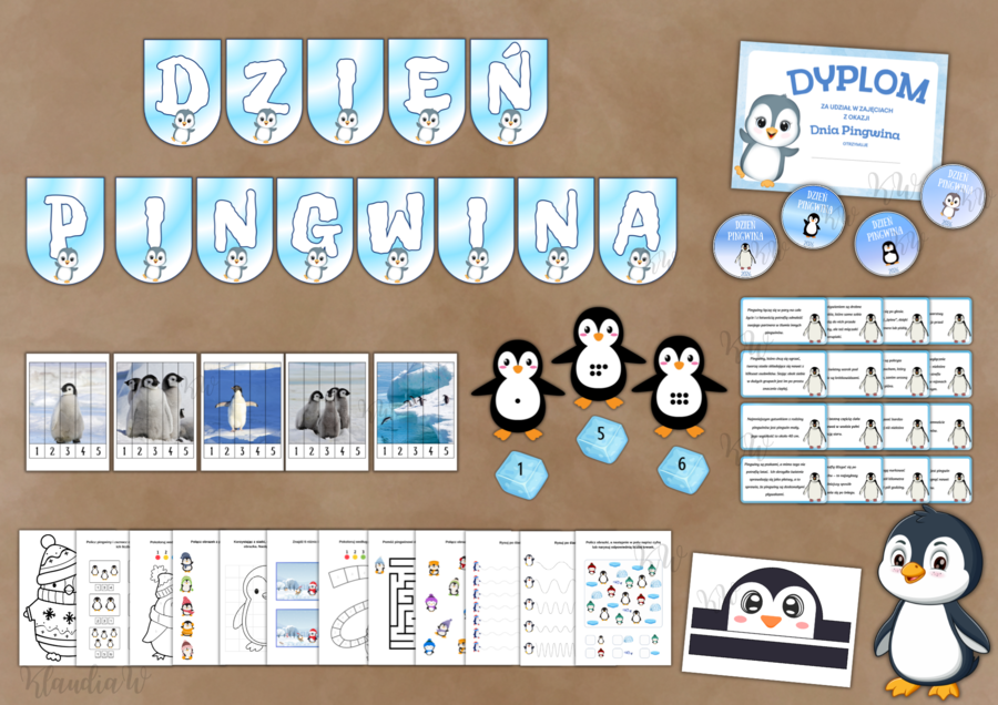 DZIEŃ PINGWINA - ZESTAW