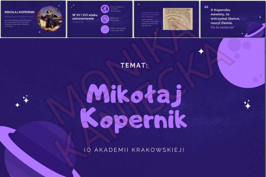 Mikołaj Kopernik - prezentacja historia klasa 4
