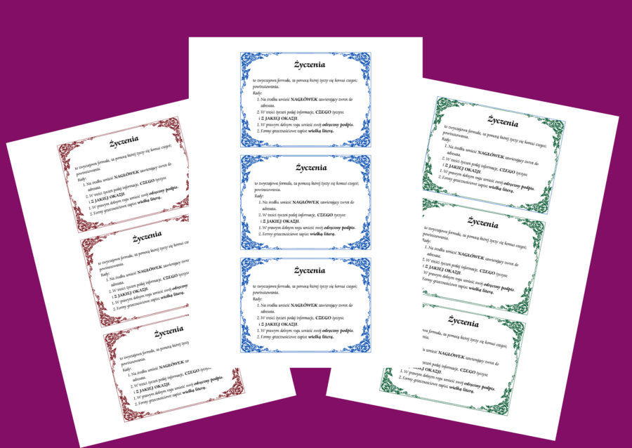 ŻYCZENIA - wklejka - wersja zmieniona