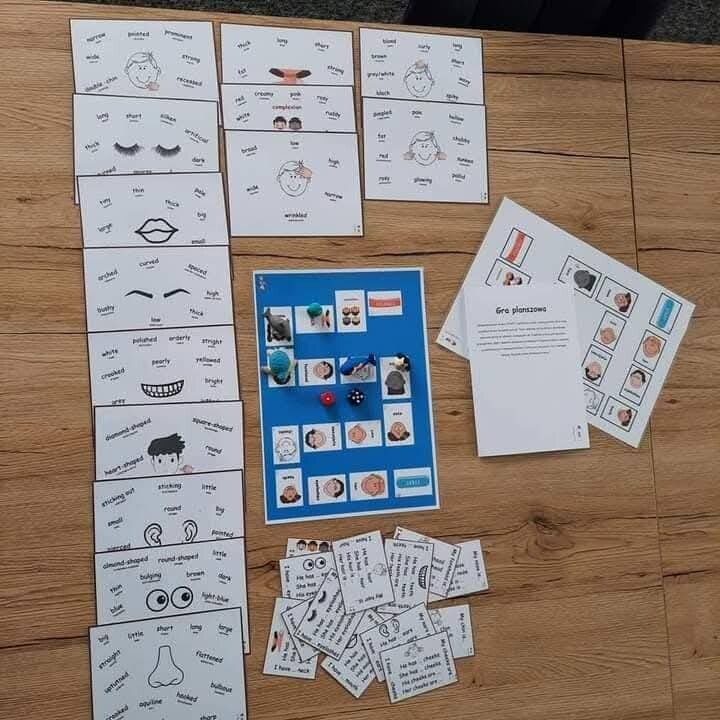 Describing faces games