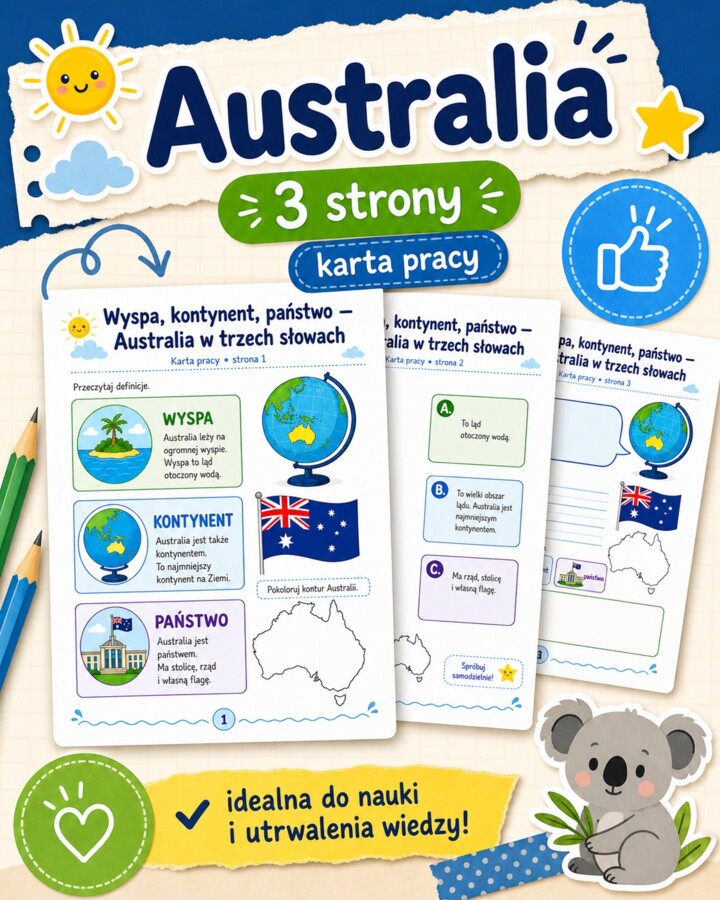 Wyspa, kontynent, państwo - Australia w trzech słowach