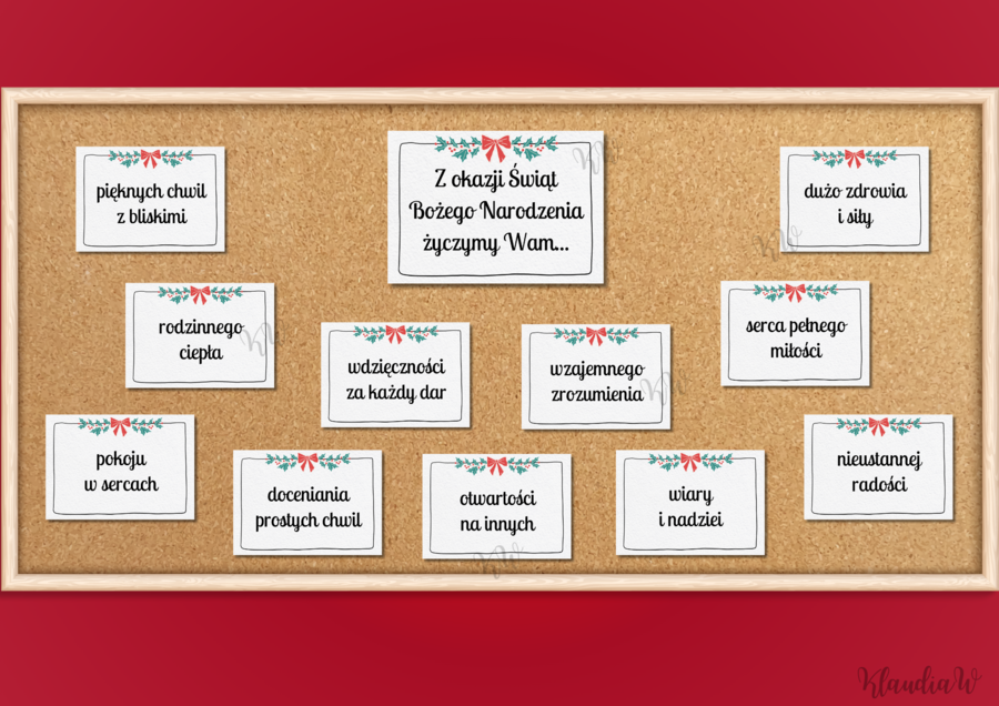 Gazetka z życzeniami na Boże Narodzenie - wersja 3