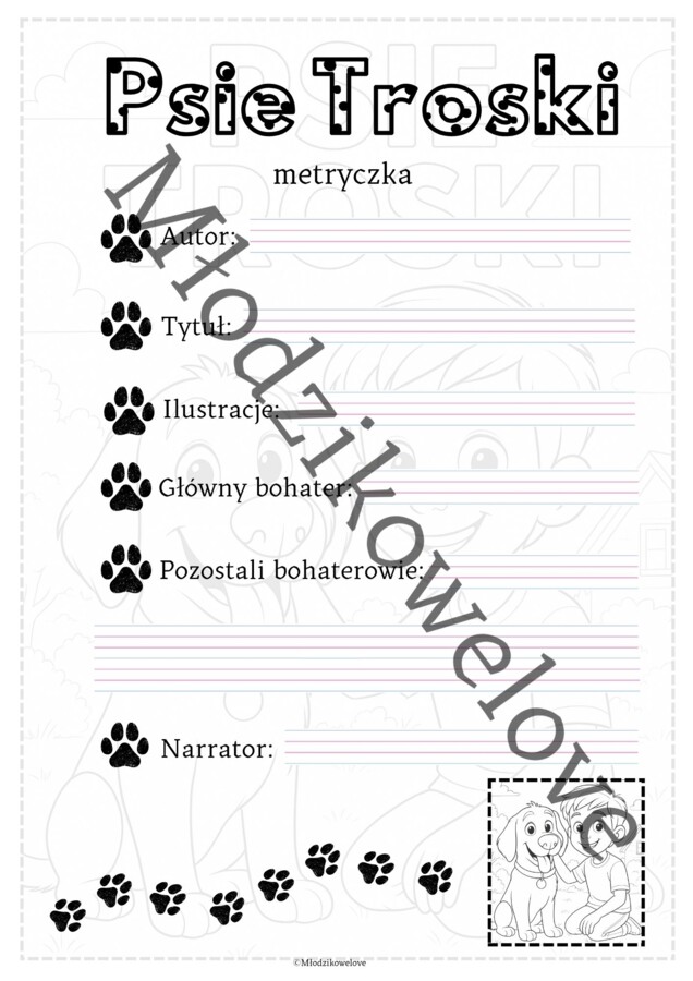 Lekturownik- Psie troski