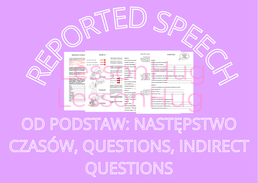 Reported Speech/Mowa zależna/Indirect Questions
