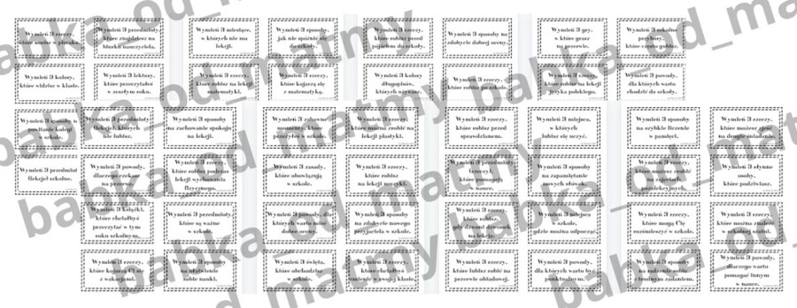 5 sekund: AKCJA - INTEGRACJA. Gra na godzinę wychowawczą (i nie tylko...).