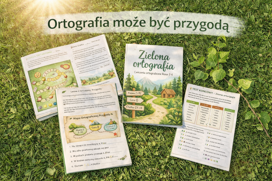 Zielona ortografia – ćwiczenia ortograficzne inspirowane lasem