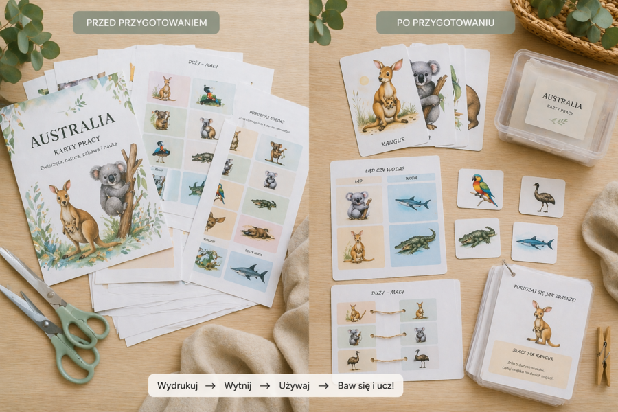 Australia – wielkie zwierzęta, małe łapki