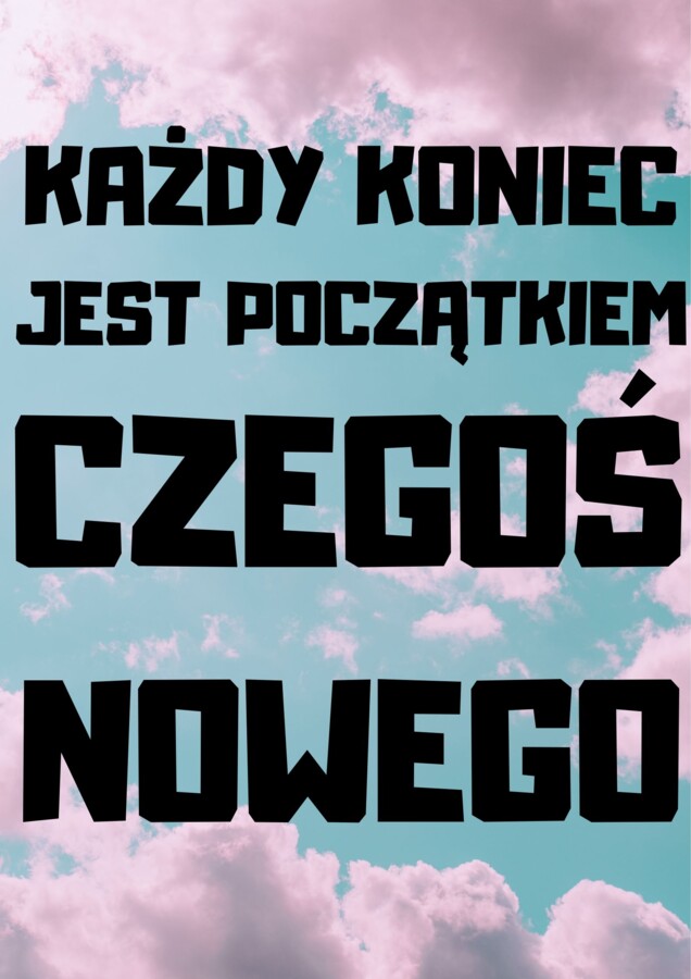 Zakończenie roku szkolnego, plakat XXL
