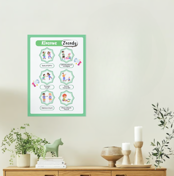 KLASOWE ZASADY DLA MŁODSZYCH DZIECI