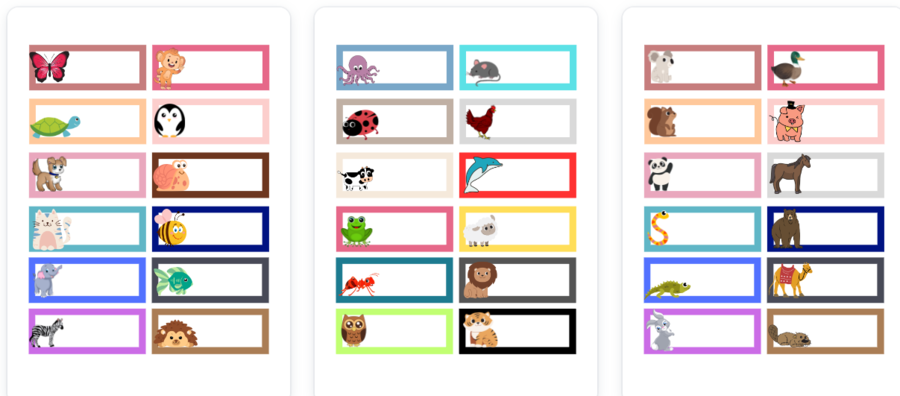 Napisy do szatni w przedszkolu lub szkole - 36 wzorów