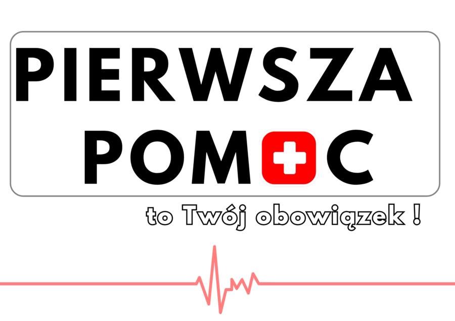 PIERWSZA POMOC + test wiedzy wersja Czarno/Biała