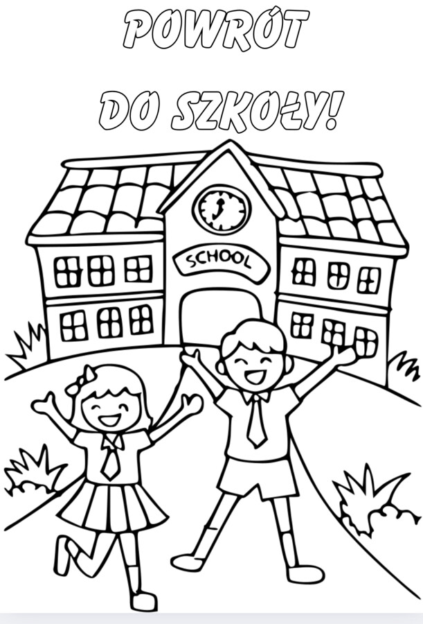Powrót do szkoły- zestaw kolorowanek